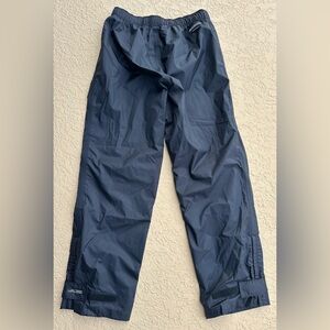 Columbia Black Snow Pants Omnitech Waterproof Breathable Packable Size Large VGC